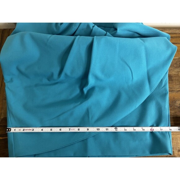 Calvin Klein Women’s Size 6 Sheath Dress Blue Aqua Sleeveless Knee Length - Picture 7 of 9